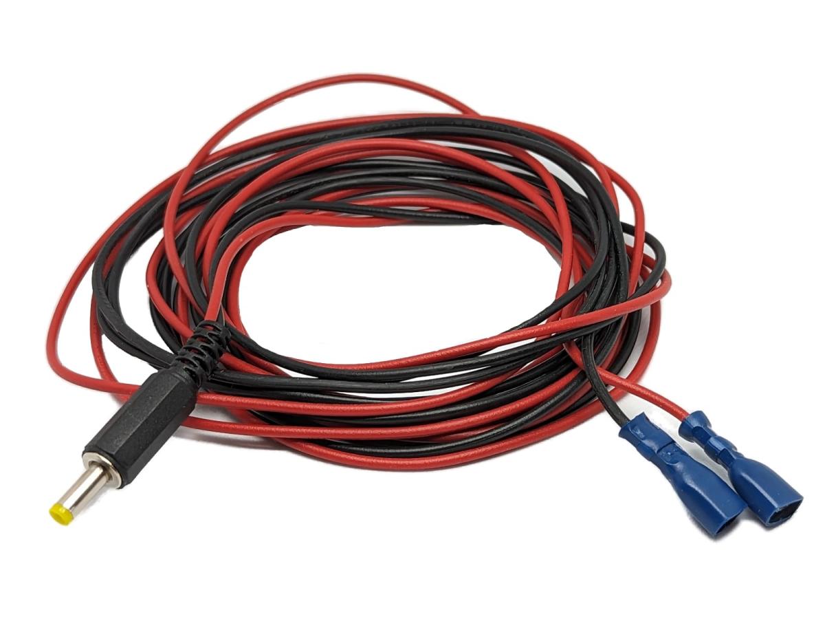 Anschlusskabel mit FastOn F250 6,3mm und 4mm Hohlstecker für Wildkameras